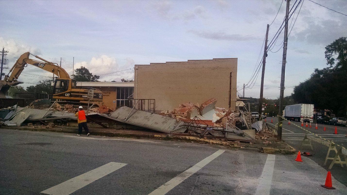 Abatement & Demolition of Bank, Woodville, TX